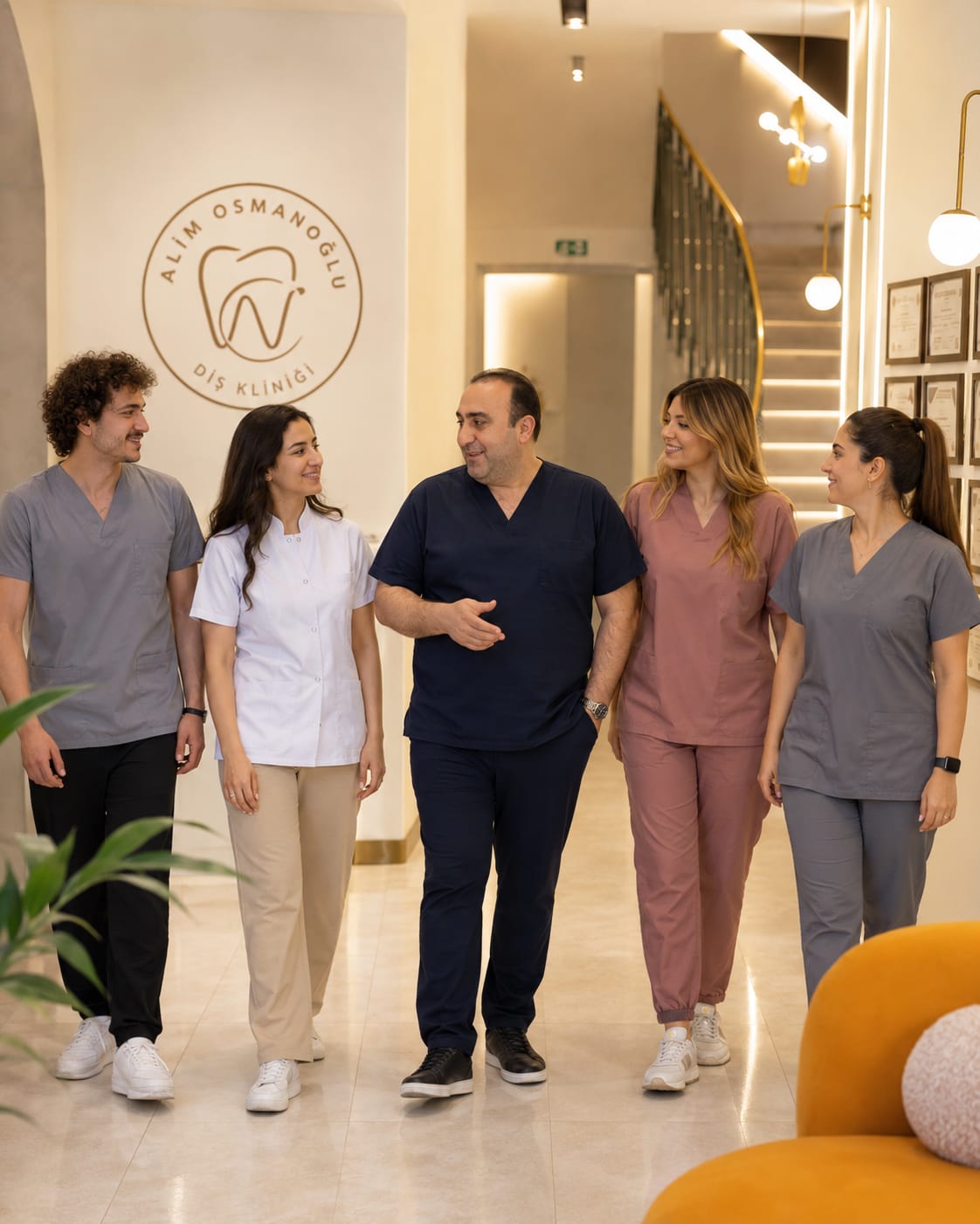 Alim Osmanoğlu Diş Kliniği — bekleme salonu